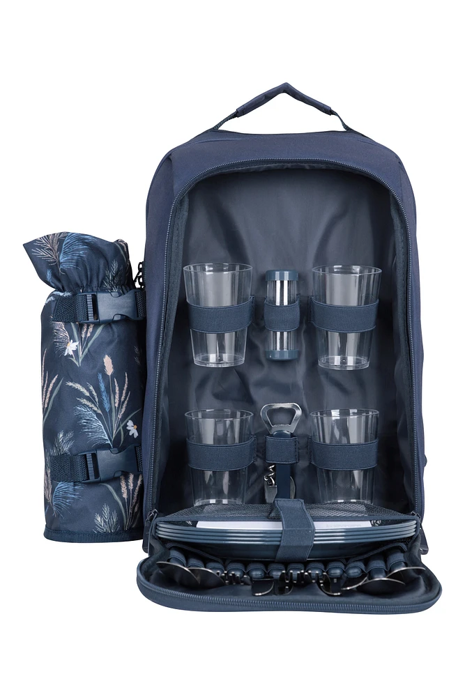 4 Person Picnic Set - Patterned
