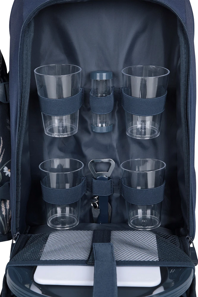 4 Person Picnic Set - Patterned