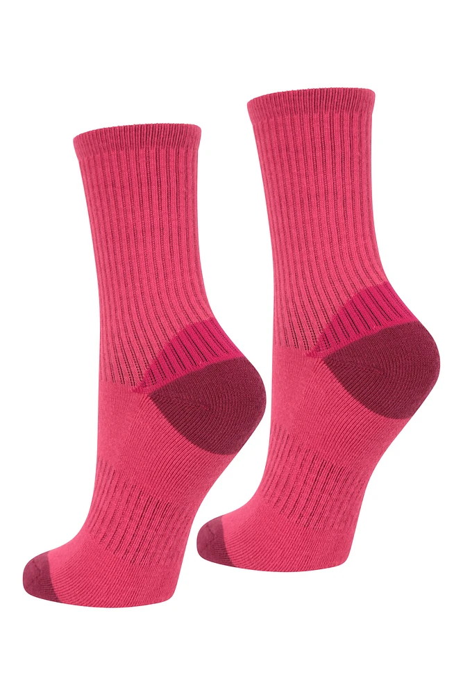 Kids Cushioned Mid-Calf Hiker Socks 2-Pack
