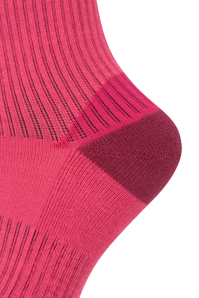 Kids Cushioned Mid-Calf Hiker Socks 2-Pack
