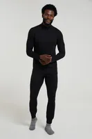 Talus Mens Long Sleeved Zip Neck Top