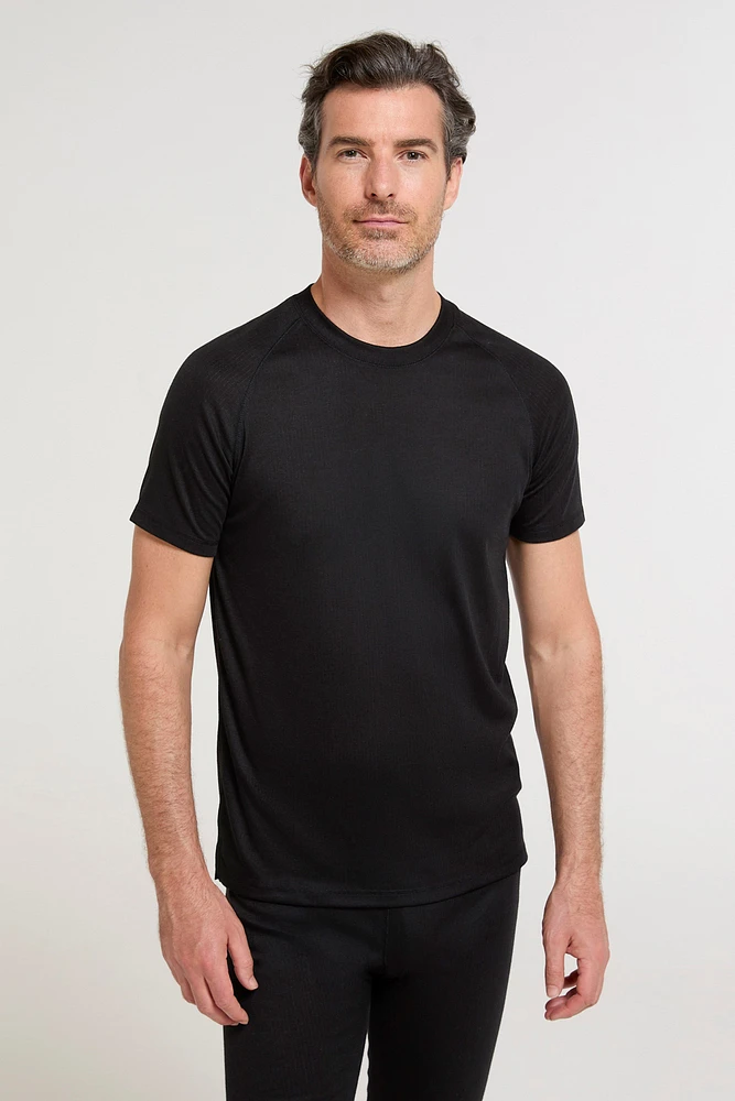 Talus Mens Short Sleeved Round Neck Top