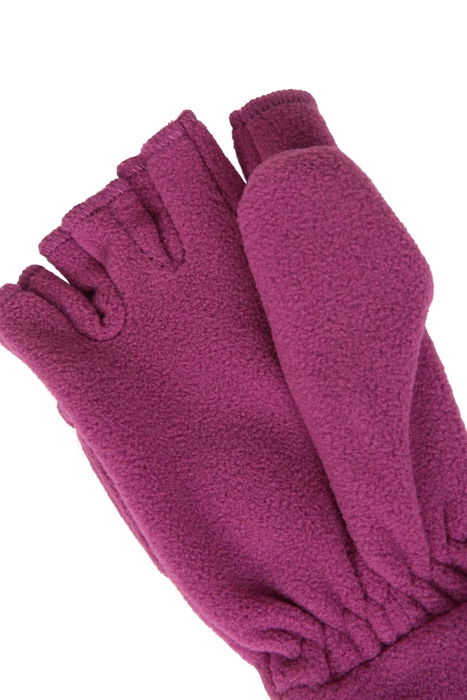 Fingerless Fleece Kids Mitten