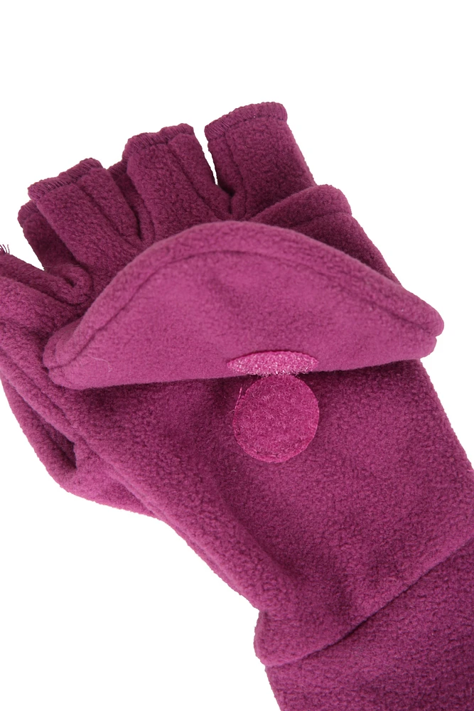 Fingerless Fleece Kids Mitten
