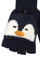 Penguin Knitted Kids Gloves