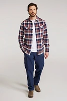 Trace Mens Flannel Long Sleeve Shirt