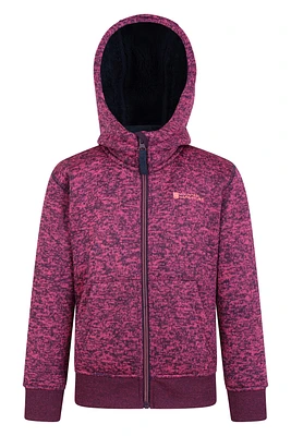Nevis Fur Lined Kids Hoodie