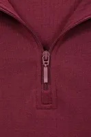 Talus Womens Long Sleeved Zip Neck Top