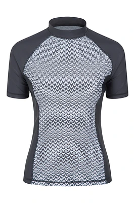 Womens Patterned Rash Guard