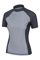 Womens Patterned Rash Guard