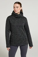 Idris Womens Cowl Neck Fleece