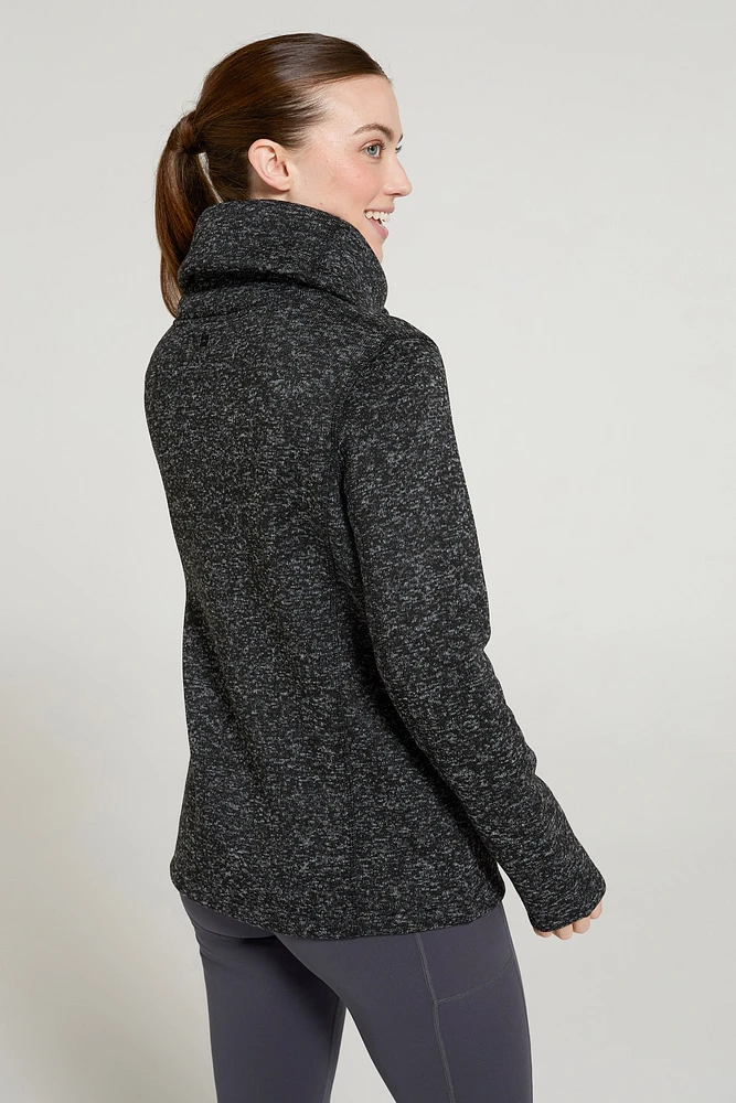 Idris Womens Cowl Neck Fleece
