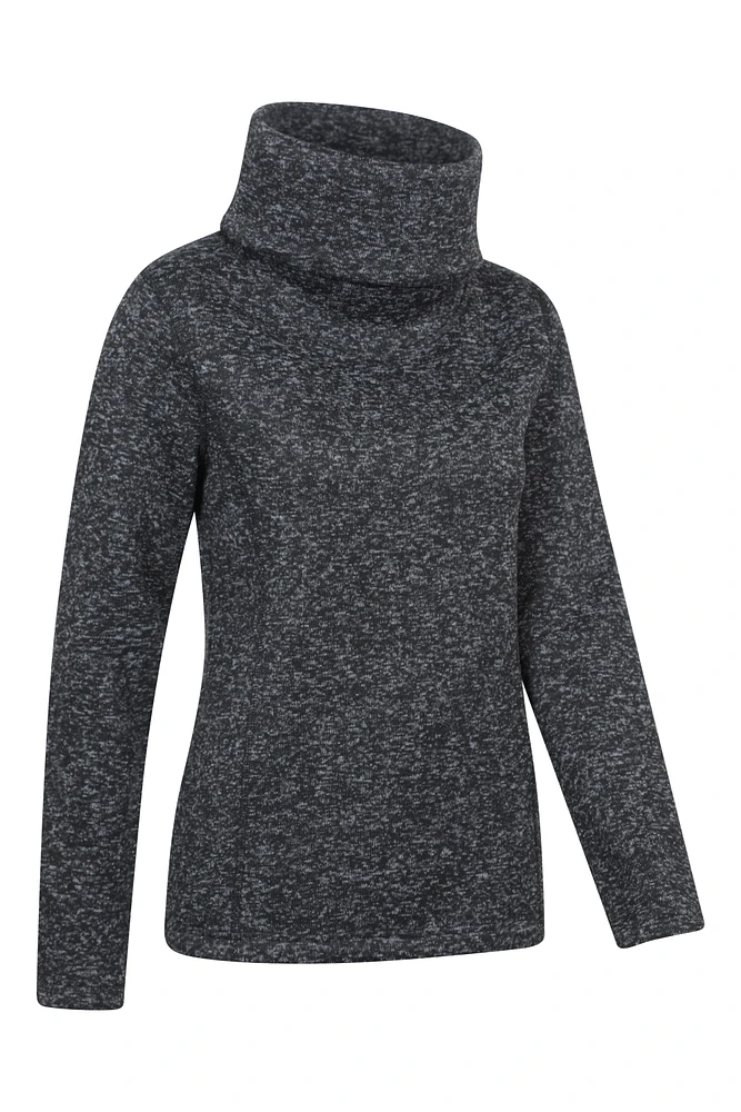 Idris Womens Cowl Neck Fleece