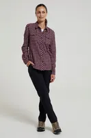 Willow Brushed Flannel Womens Shirt