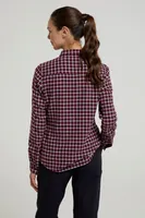 Willow Brushed Flannel Womens Shirt