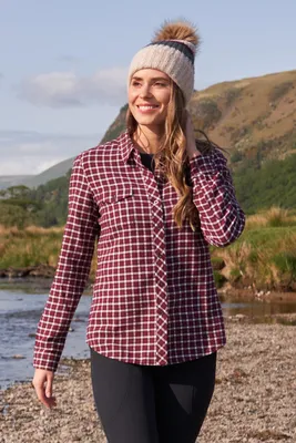 Willow Brushed Flannel Womens Shirt