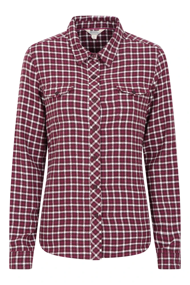 Willow Brushed Flannel Womens Shirt