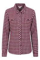 Willow Brushed Flannel Womens Shirt