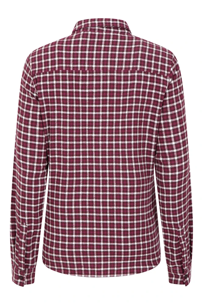 Willow Brushed Flannel Womens Shirt