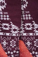 Polar Womens Patterned Merino Technical Knee Length Ski Socks
