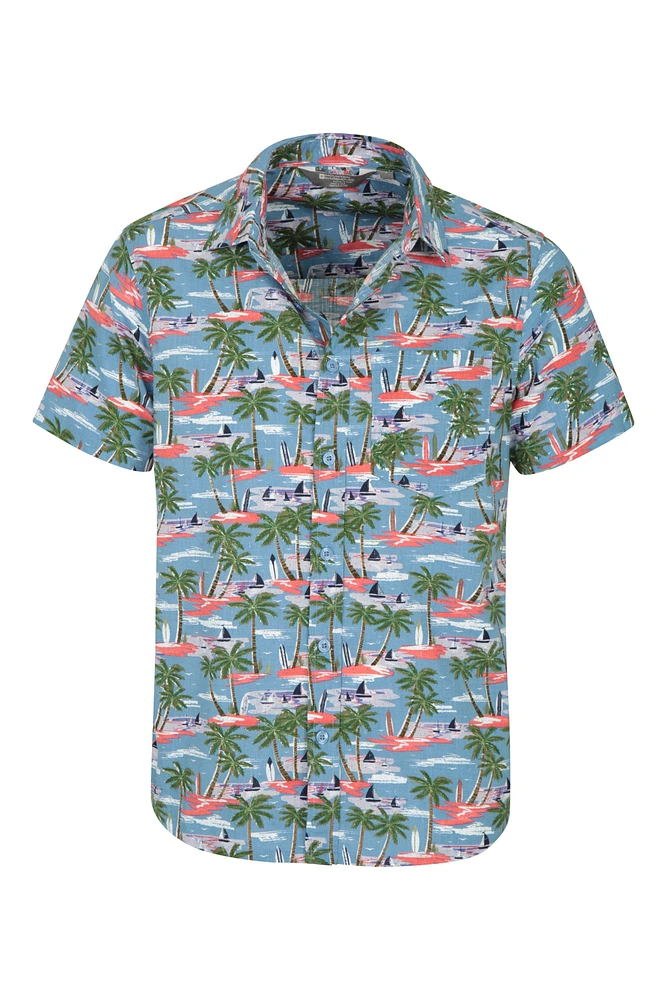 Hawaiian Short Sleeve Mens Shirt