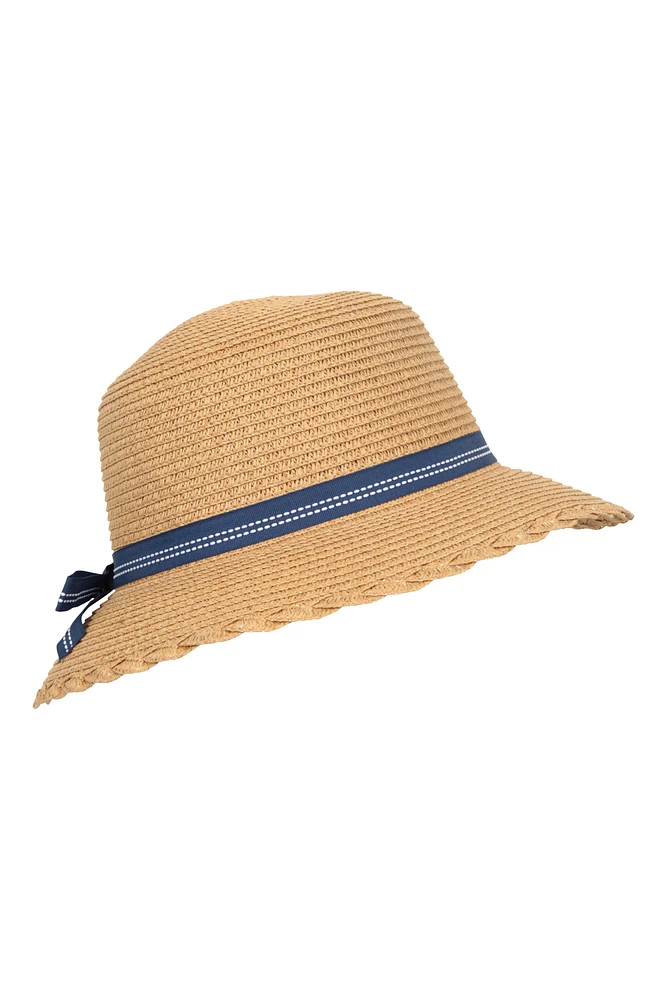 Gardening Womens Straw Sun Hat with Bow