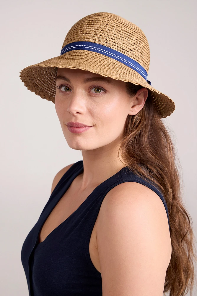 Gardening Womens Straw Sun Hat with Bow