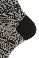 Mens Patterned Merino Mid-Calf Socks 2-Pack