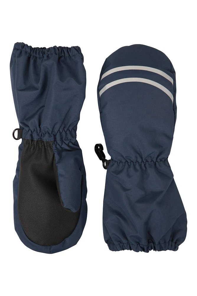 Long Cuff Kids Snow Mittens