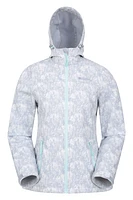 Exodus Womens Printed Water Resistant Softshell Jacket