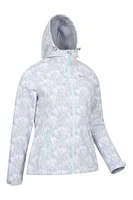 Exodus Womens Printed Water Resistant Softshell Jacket