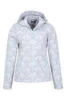 Exodus Womens Printed Water Resistant Softshell Jacket