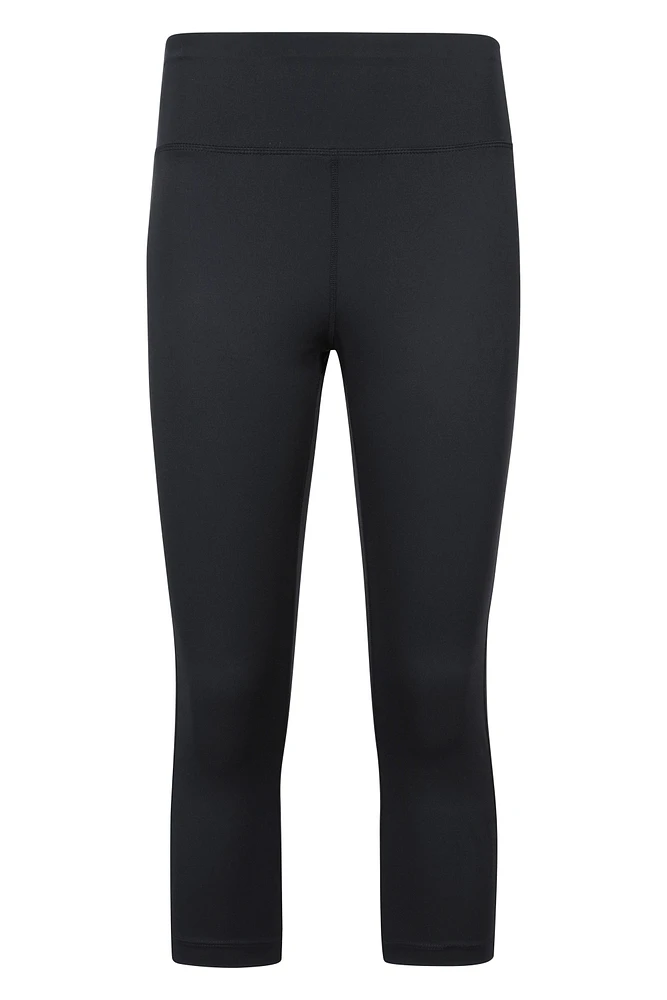 Blackout High-Waisted Womens Capri Leggings
