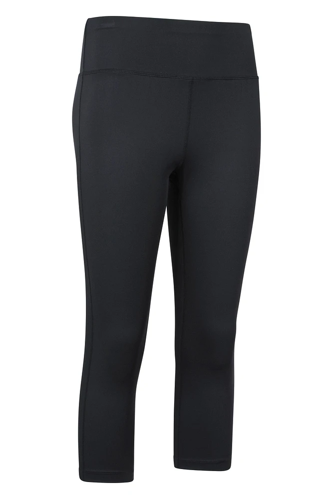 Blackout High-Waisted Womens Capri Leggings