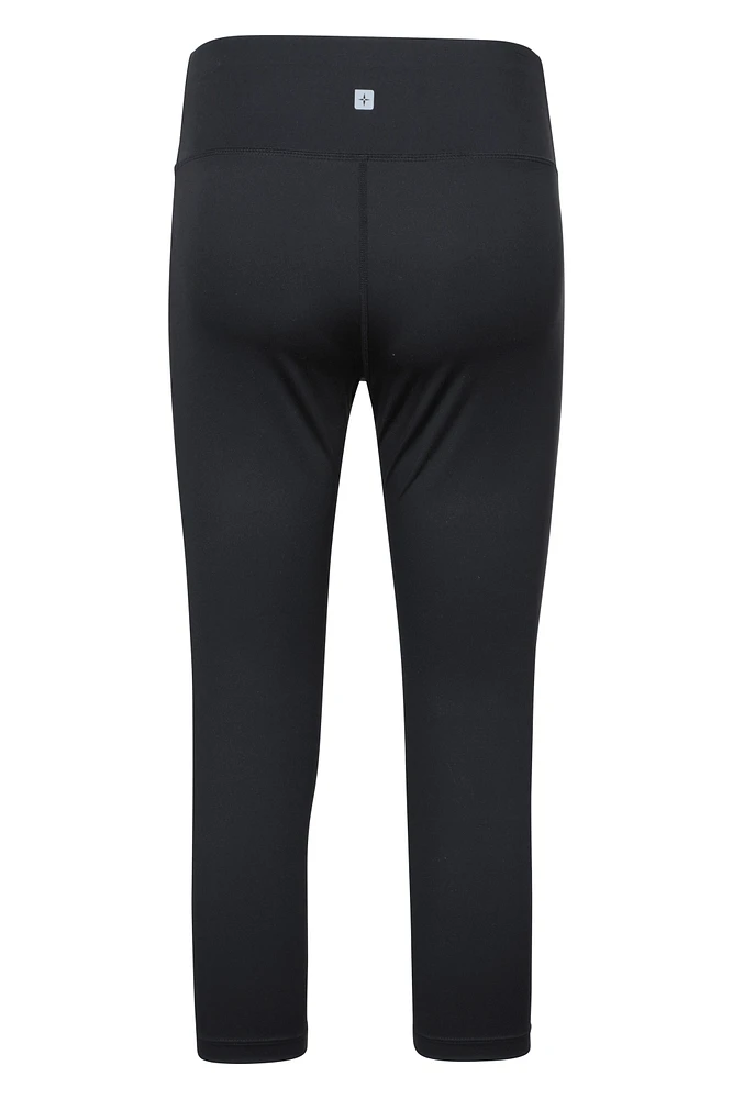 Blackout High-Waisted Womens Capri Leggings