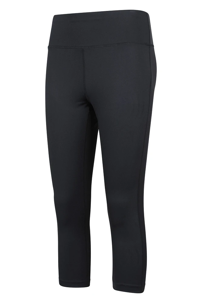 Blackout High-Waisted Womens Capri Leggings
