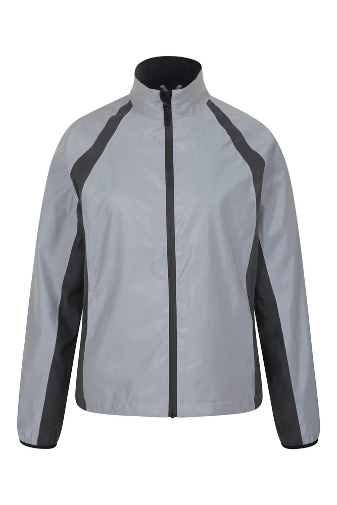 Shine 360° Reflective Womens Waterproof Jacket