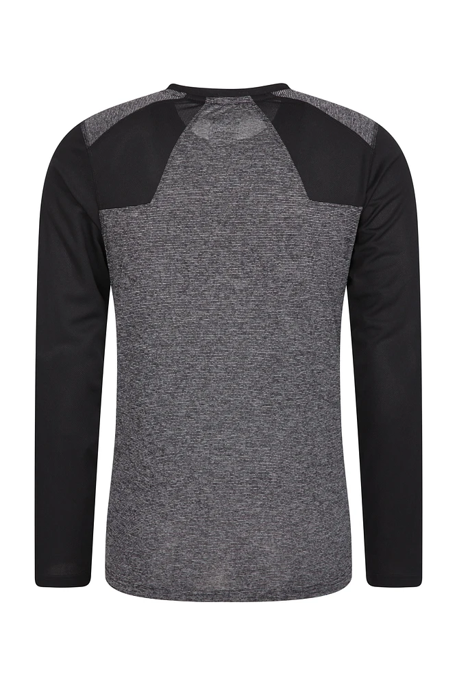 Aspect Panel Long Sleeve Mens Top