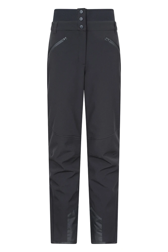 Avalanche Recco Womens High-Waisted Softshell Ski Pants