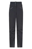 Avalanche Recco Womens High-Waisted Softshell Ski Pants