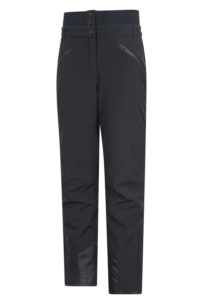 Avalanche Recco Womens High-Waisted Softshell Ski Pants