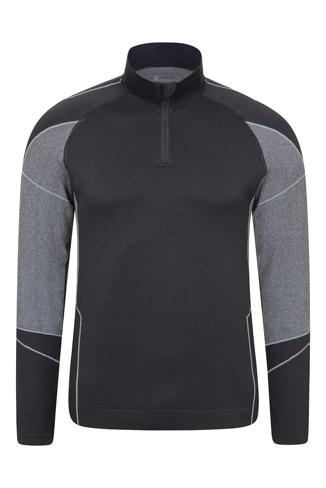 Quiver Mens Seamless Base Layer Top