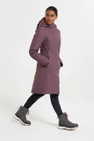 Polar Hybrid Womens Long Down Jacket