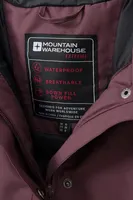 Polar Hybrid Womens Long Down Jacket