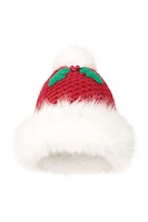 Mrs Claus Christmas Pom-Pom Beanie