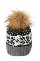 Thinsulate Fairisle Womens Pom Beanie