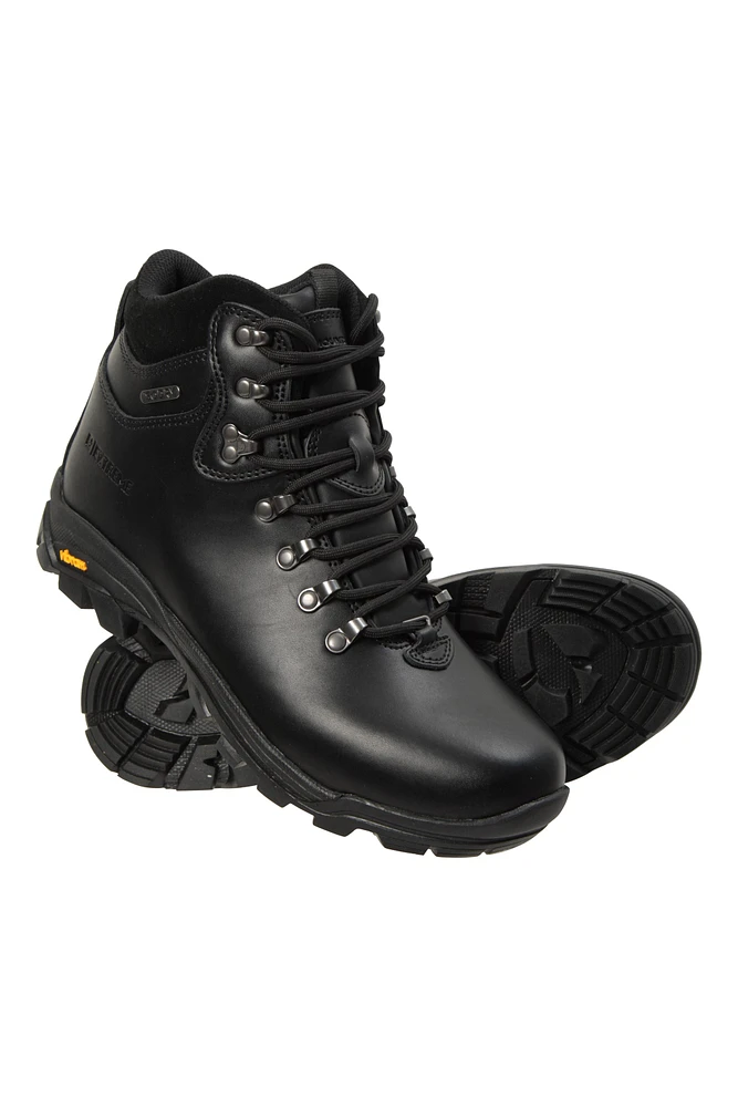 Latitude Extreme Mens Leather Waterproof Hiking Boots