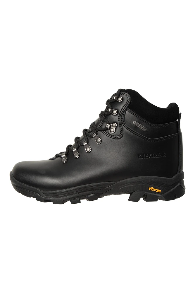 Latitude Extreme Mens Leather Waterproof Hiking Boots