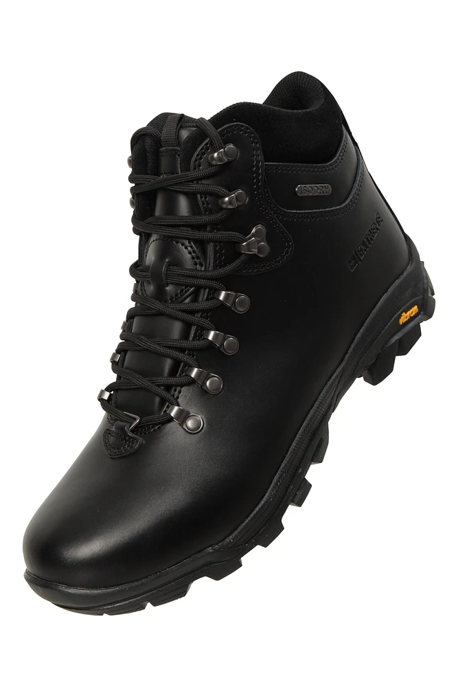 Latitude Extreme Mens Leather Waterproof Hiking Boots