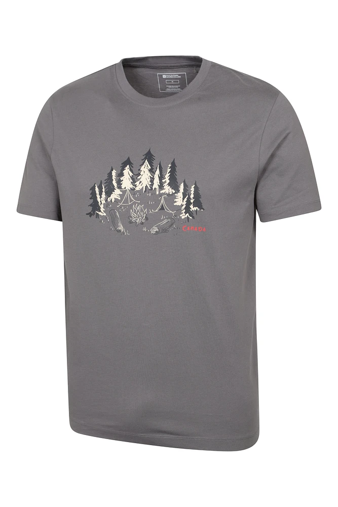 Canada Sketch Mens T-Shirt